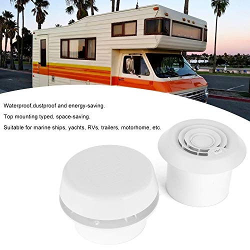 Aramox Ventilatore per Camper, Ventilatore da Tetto 12V Ventilatore a Soffitto Ventilazione Silenziosa Griglia di Raffreddamento per Camper Camper Rimorchio da Viaggio Van