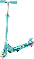 wheoZ Gyermek Roller LED Világító Kerekekkel - Összecsukható Alumínium Városi Roller 3 Magasságban, 3-8 Éves Fiúknak és Lányoknak 1