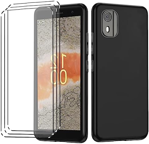 AirPods 1 & 2 Case With Carabiner - Shockproof TPU Cover With Gray Owls On Teal Design & Keychain Clip