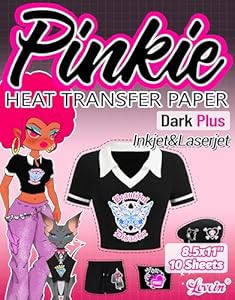 Pinkie Dark Plus Wärmeübertragungspapier, 10 Blatt
