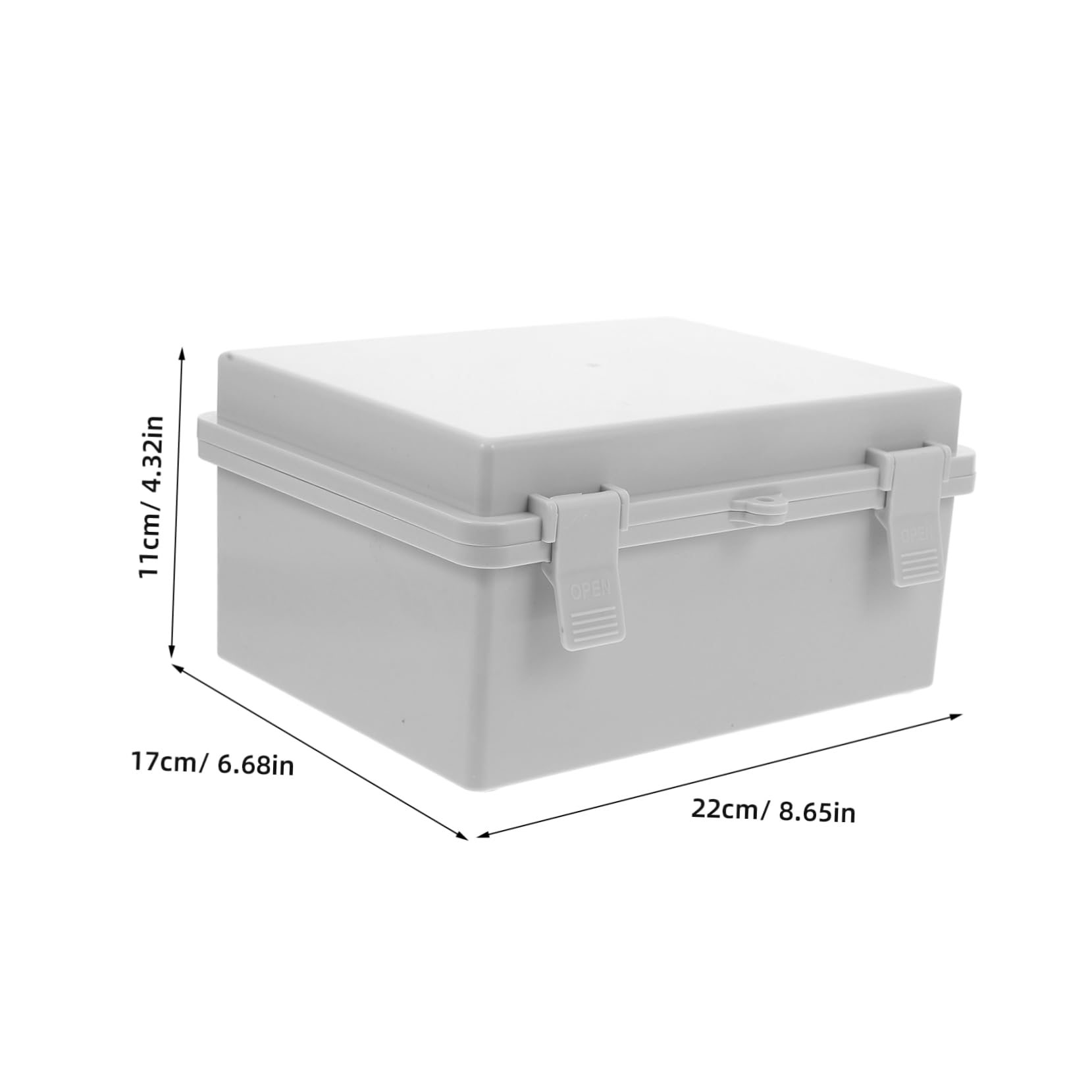 Alipis 2 Stück Wetterfeste Abzweigdose Teilig Robuste Elektrische Anschlussbox aus Abs für Outdoor Anwendungen und Sichere Kabelverbindung für Diy Projekte