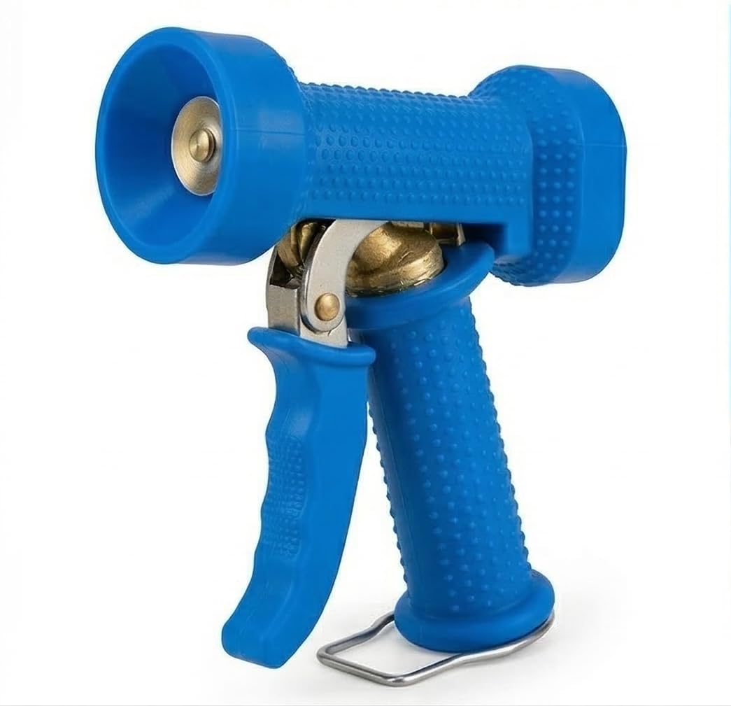 Pistolet de Nettoyage Professionnel 1/2" – Laiton Haute Résistance, Jet Réglable, Poignée Antidérapante – Industrie, Restauration, Atelier, Agriculture, Arrosage