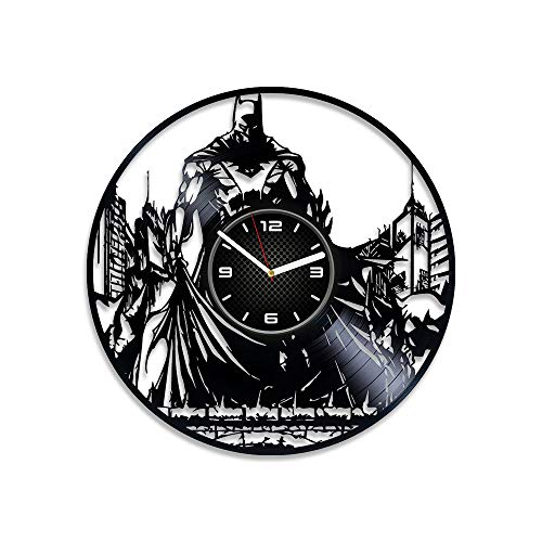 Decorstudioua Batman Vinyl Record Wall Clock Batman Wall Clock Modern Dc Comics Gift Batman Wall Clock Large Dc Comics Clock Batman Gift Batman Clock 12 Inch Clock Gift For Man Batman Vinyl Clock #TOP9