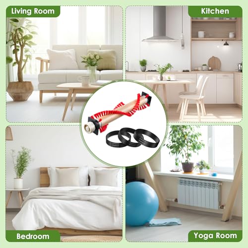Image of Landhoow 1 Pcs 11 1 /4 inch Vacuum Roller Brushes with 3 Pcs Belt Compatible with Oreck XL Upright Vacuum Cleaner, Cleaner Belt Compatible with 0300604, Upright Replacement Parts for House and Office Clean