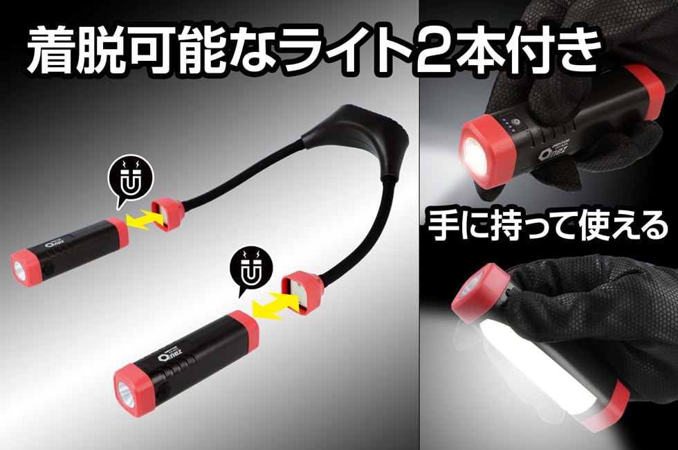 Amazon.co.jp: ジェントス 首掛けライト 充電式 ネックライト