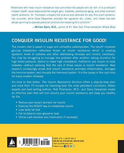 The Insulin Resistance Solution: Reverse Pre-Diabetes, Repair Your Metabolism, Shed Belly Fat, and P