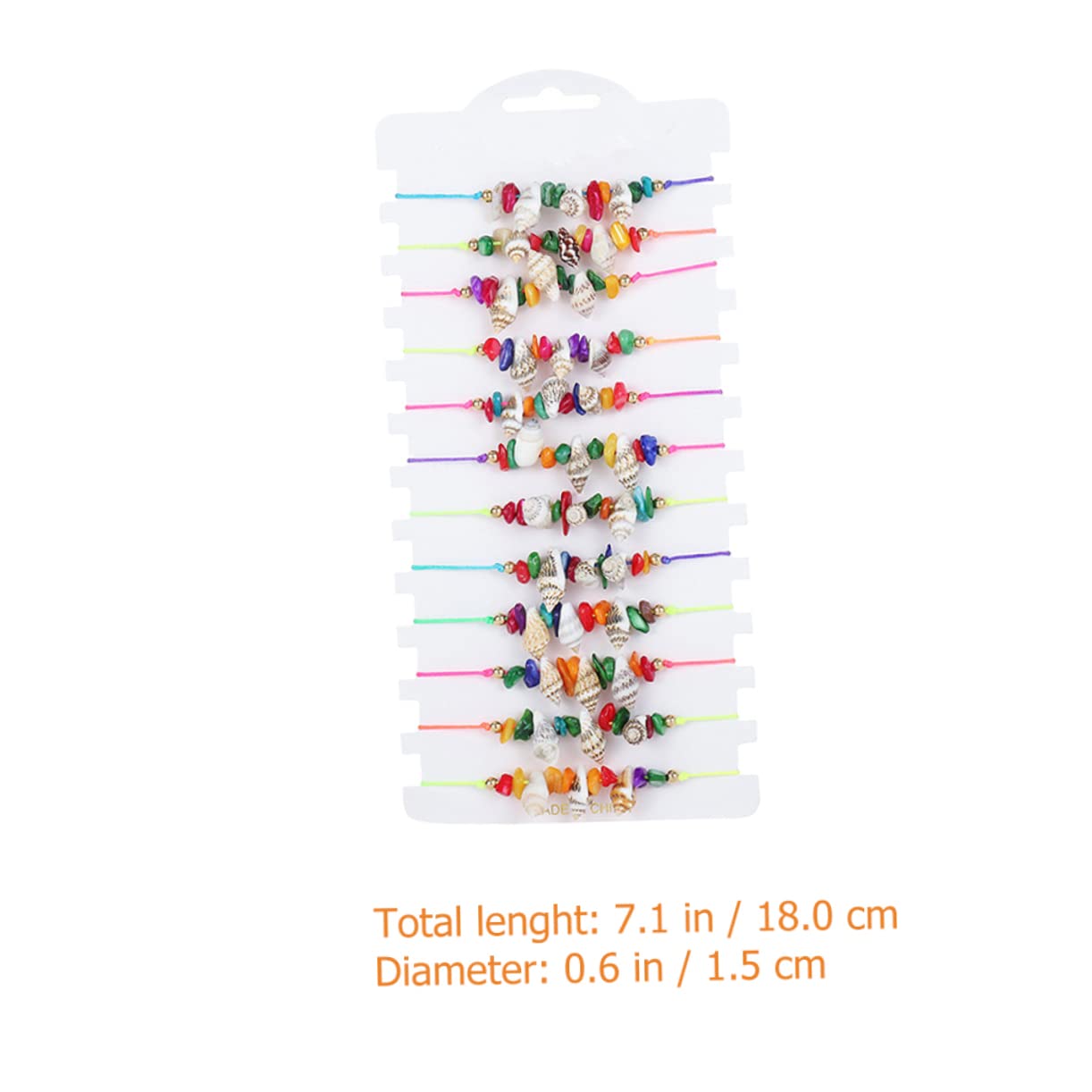 CALLARON Pulsera De Caracola Pulsera De Concha Tobillera De Playa Pulseras para Mujer Tobillera para Mujer Tobillera De Concha Pulseras De Amistad Cuerda De Cera