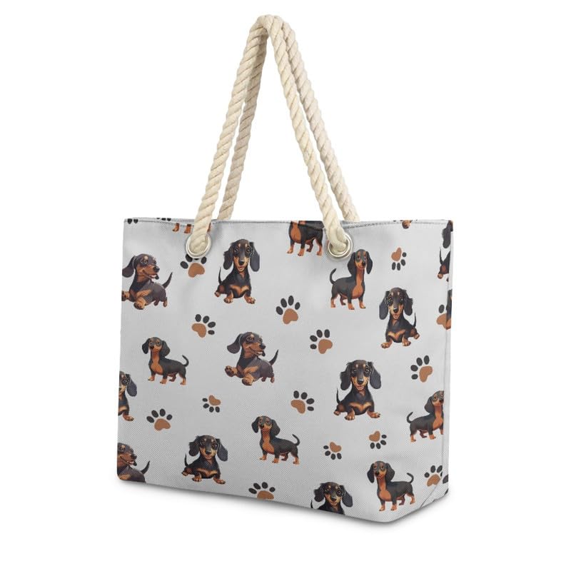 Shoulder Tote Bag for Women Travel Top-Handle Purse, Printed Beach Totes Canvas Foldable Weekend Hobo Handbag