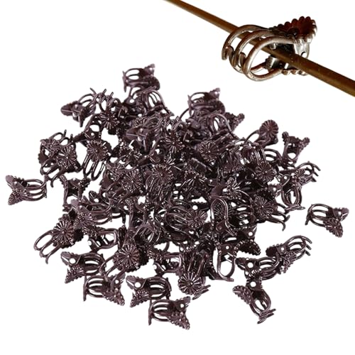 Clips de orquídea para soporte de plantas, plantas de jardín crecen verticales, clips de tallo de jardinería, para interiores y exteriores, para jardineros de tomate y potos