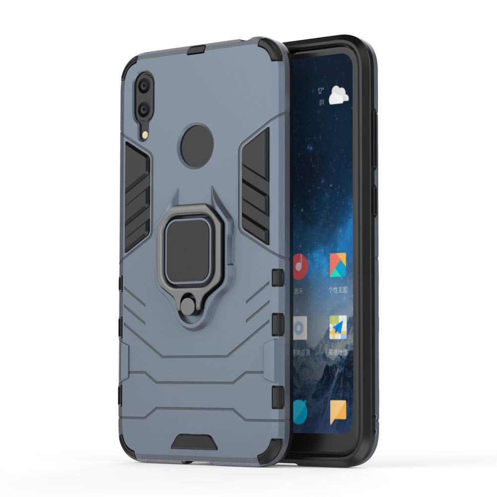 Custodia CHcase 2 In 1 Per Huawei Mate 10 Lite | Cover Antiurto Con Doppio Strato TPU + PC E Supporto Incorporato | Colore Nero - 4