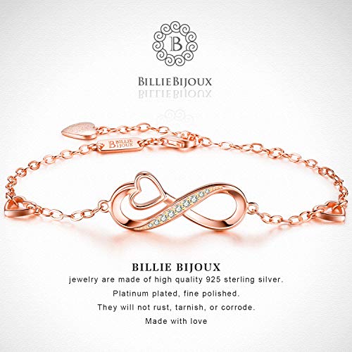 Billie Bijoux 925 sterline d'argento Infinito