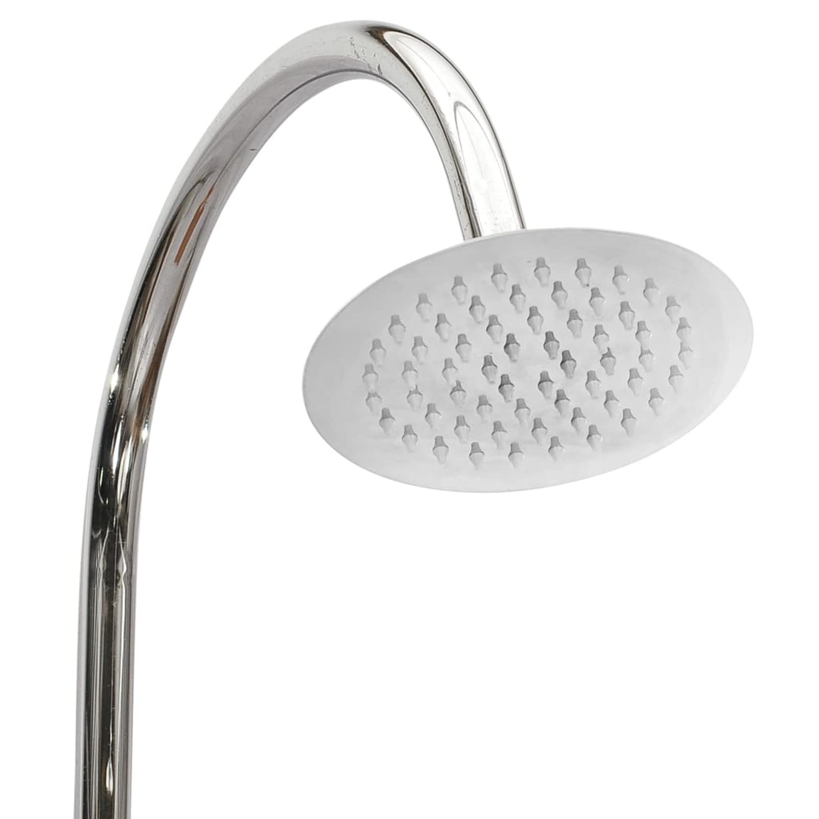 ShGaxin Ducha de jardín, Duchas Exterior Piscina, Ducha Terraza, Ducha para Patio, Ducha Exterior Jardin, de Madera Maciza de Teca 75x75x210 cm