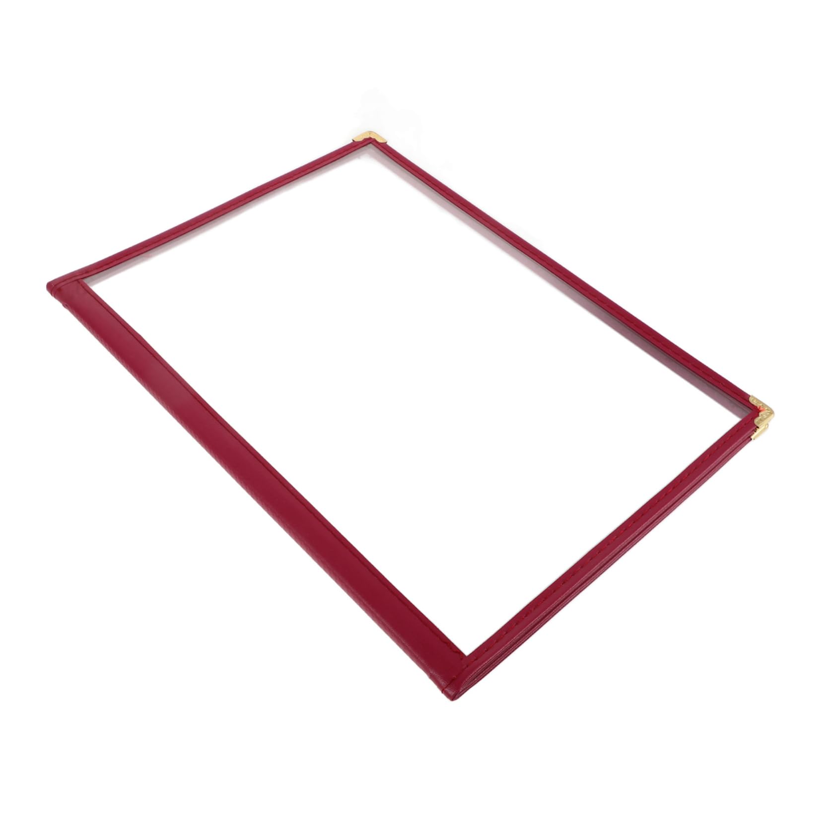 PRETYZOOM Commercial Grade Menu Holder 4 Page 8 View Menu Book for Restaurant Folders