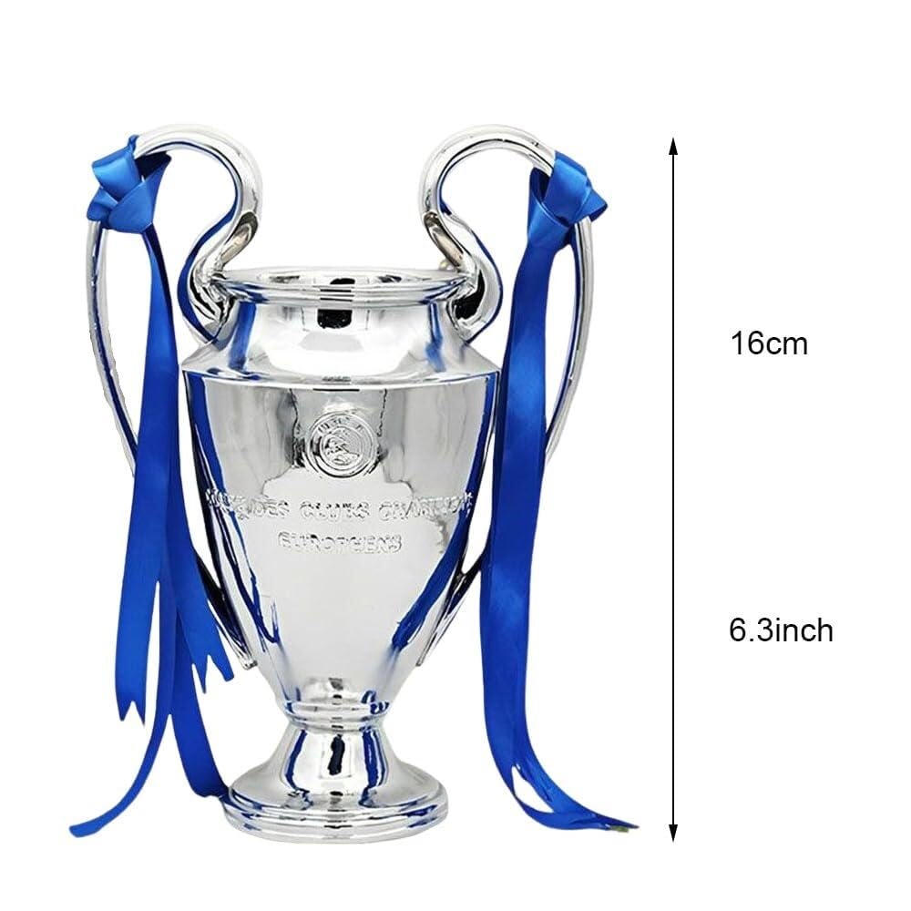 Genérico Trofeo de fútbol de campeones Europeos, réplica de la Liga de Campeones Europea, para fanáticos, Regalos, Escritorio, Oficina, Hombre, decoración de Cuevas, Regalos de cumpleaños