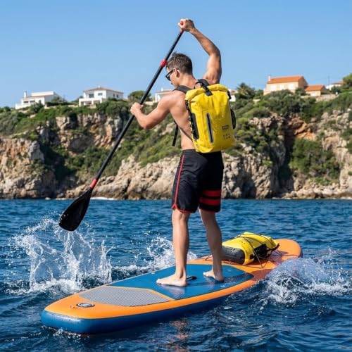 Image of Waterproof Dry Bag 25L Floating for Kayaking Boating Paddle Boarding | Roll-Top Seal Lightweight & Adjustable Shoulder Straps IPX7 Waterproof Backpack For Fishing, Hiking,