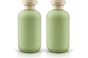 Cosywell 6.8oz Plastic Travel Bottles with Flip Cap for Toiletries