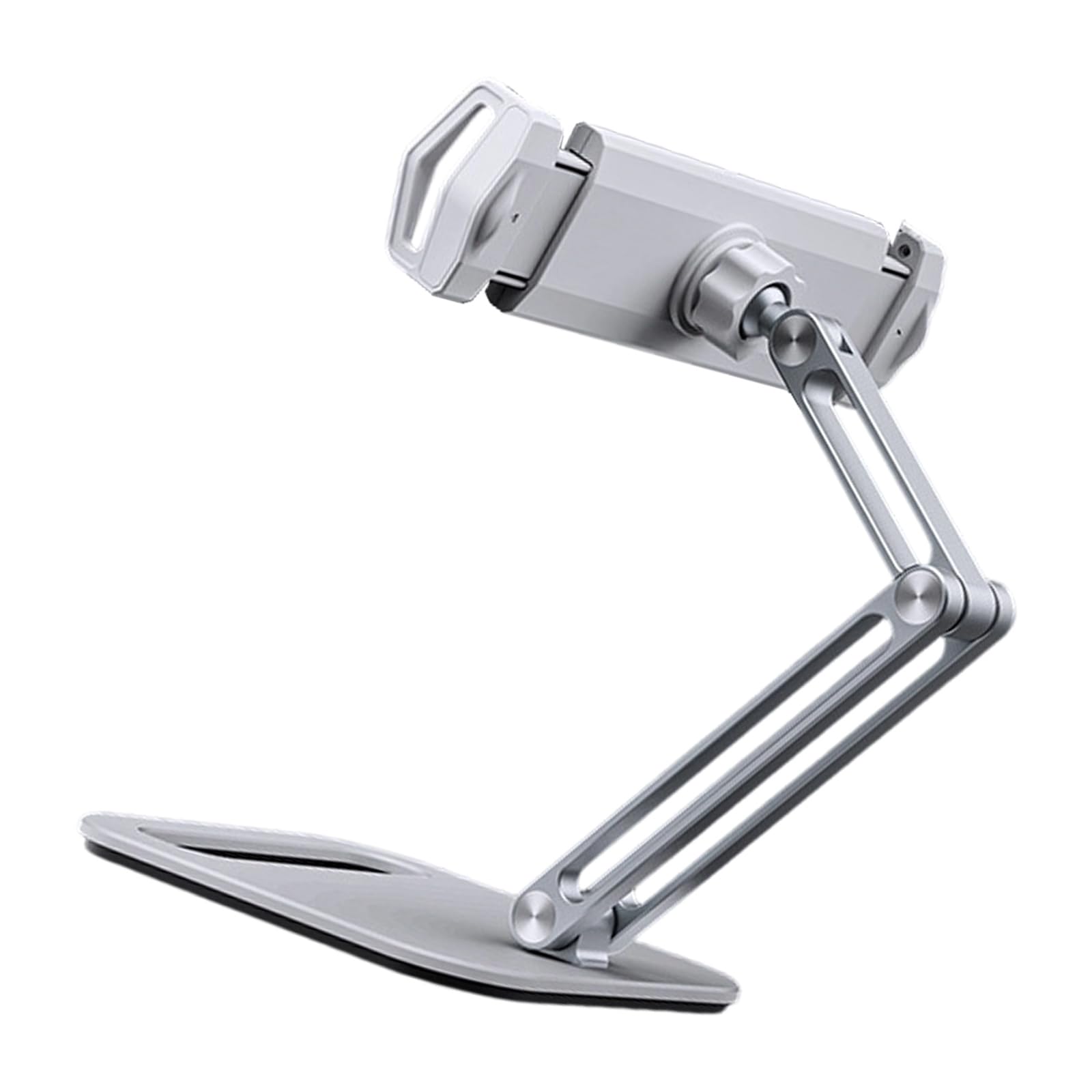 BWANGIAO Adjustable Aluminum Alloys Tablets Stand With 360 Degree Rotation And AntiSlip Clamp For 4 To 13Inch Devices