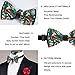WUXEKZO Mens Boys Fashion Christmas Tree Elk Candy Pre-Tied Bow Tie, Adjustable Neck Band Creative Bow Ties for Party, Banquet, Graduation