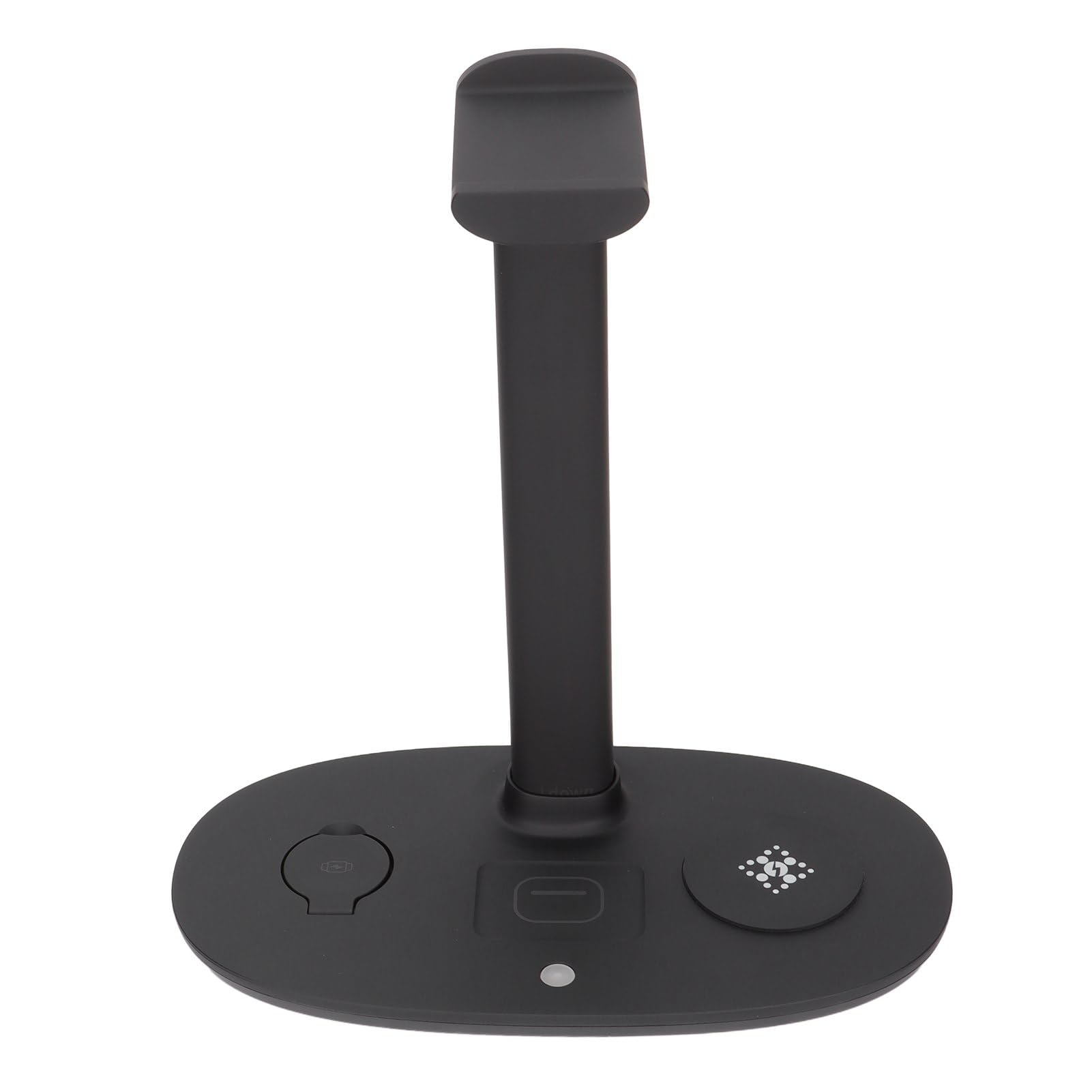 Supporto per Cuffie Caricabatterie Wireless, Design Multifunzionale 4 in 1 con Supporto per Cuffie a Ricarica Rapida da 15 W Organizer da Scrivania, per Modulare con Design Staccabile per