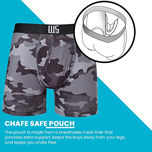 Warriors & Scholars | Mens Boxer Briefs | Boxer Briefs for Men Pack of 6 | Mens Boxer Briefs Underwear | Boys Boxer Briefs2