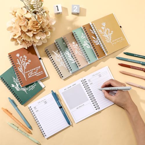 Cuadernos espirales con versículo bíblico para regalo religioso 5