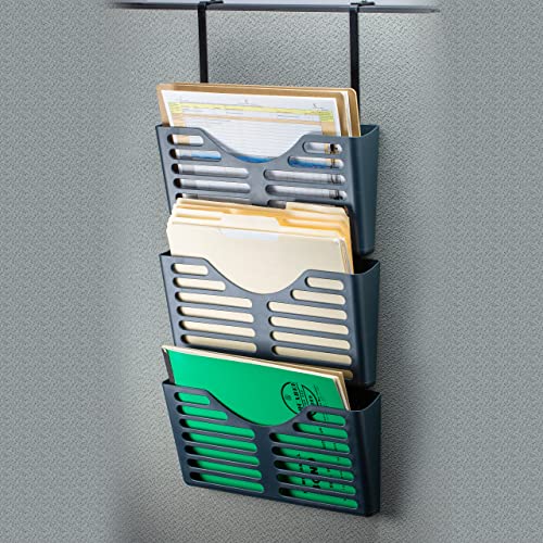 Officemate Verticalmate File Pocket With Hanger Set, Gray, 3 Pack (29314) #TOP5