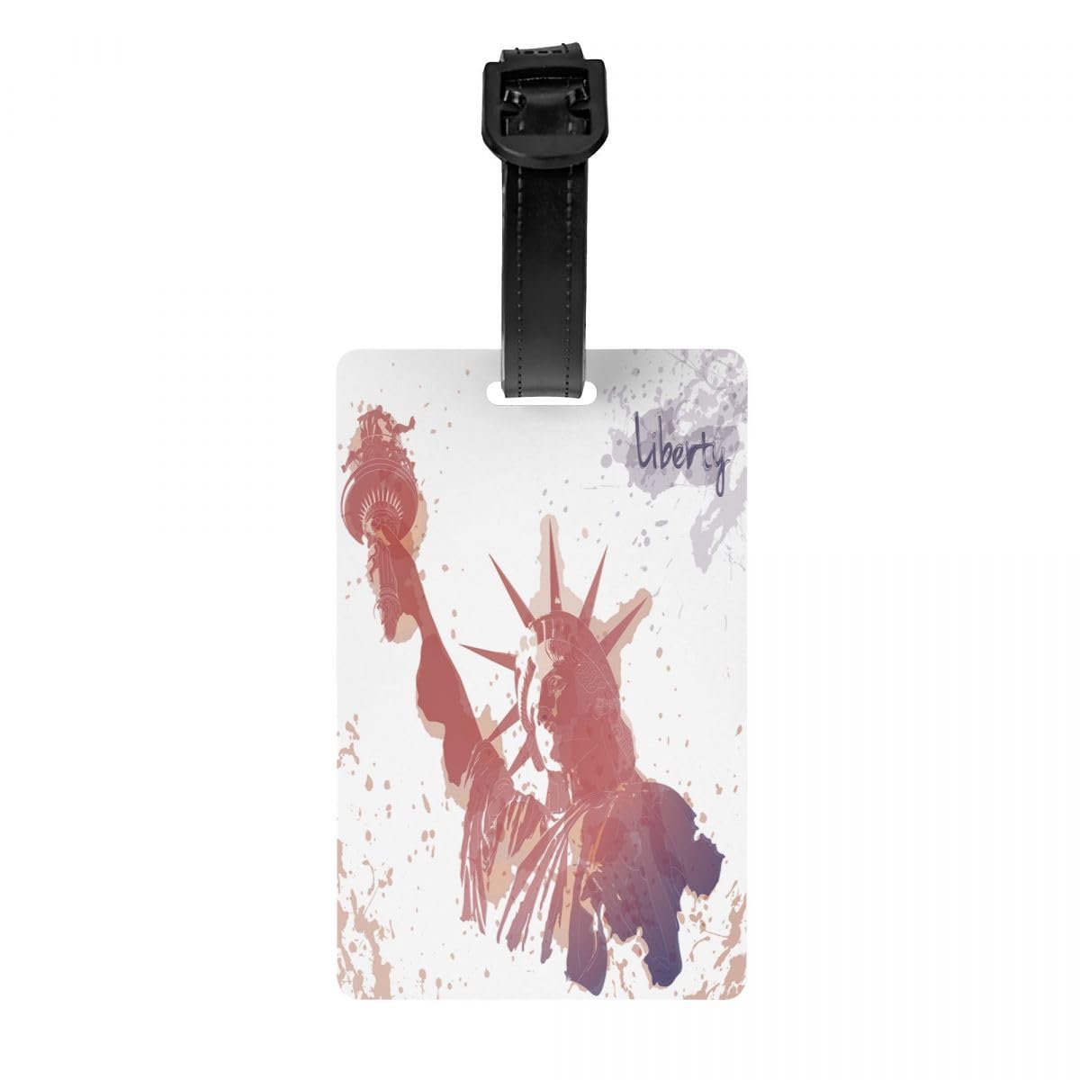 Custom Luggage Tags for Suitcase, Add Your Photo Text Logo Name ID Card Baggage Tag High Visibility Personalized ID Travel Tag, 2.1 x 3.3 Inch