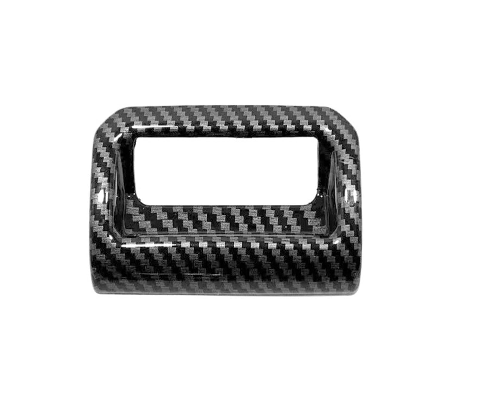Car Interior Moulding Trim for Toyota for Highlander XU70 for Kluger 2020-2024 for Hybrid ABS Car Armrest Box Handle Frame Trim Cover Sticker Interior Accessories(Carbon Fiber)