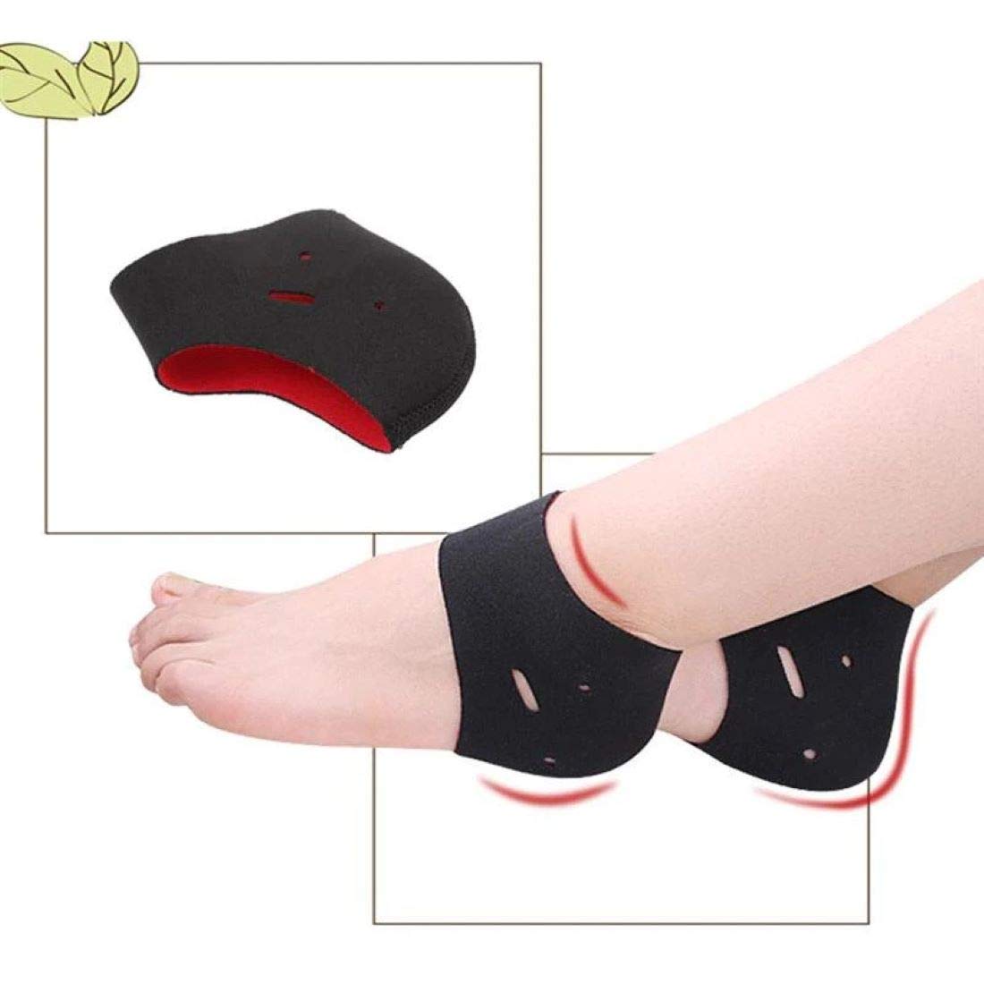 Digital Shoppy Heel Foot Pain Arch Support Ankle Brace Heel Warm Protector 2