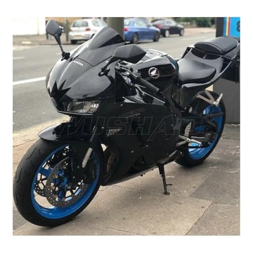 Bulle moto double bulle CBR600RR F5 look racing haut de gamme noir iridium