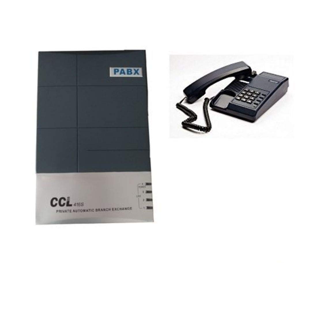 Navkar EPABX System 416 for 4 Line-in 16 Intercom Extensions with x16 Beetel Set-image-36