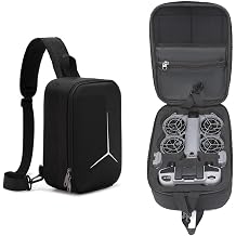 Travel Carring Case For DJI NEO 2 Backpack, Messenger Chest Portable Storage Shoulder Bag for NEO 2 Drone, RC-N3 Remote Controller, Battery Charging Hub and Accessories