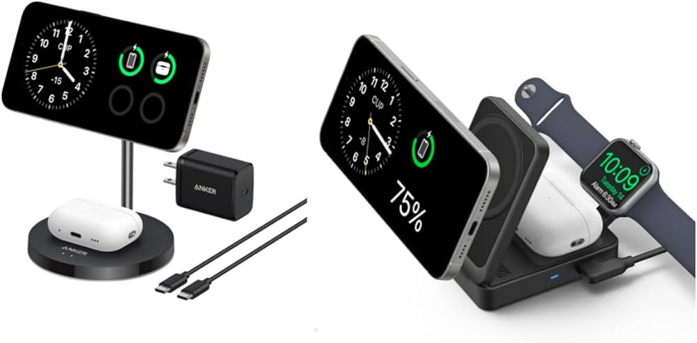 Amazon.com: Anker MagGo 3-in-1 Charging Station, Qi2 Certified 15W