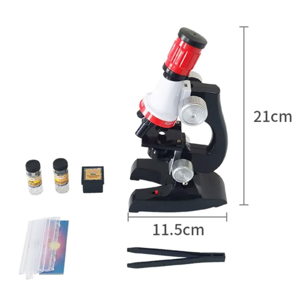 Kit de Microscopio con Aumento Ajustable para Niños Montessori