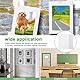 HonGien Papier Bilderrahmen, 50 Stück Kraftpapier Bilderrahmen, Hängende Album Rahmen für die Anzeige von Schönen Niedlichen Fotos und Dectorating Home Klassenzimmer Büro (Weiß)