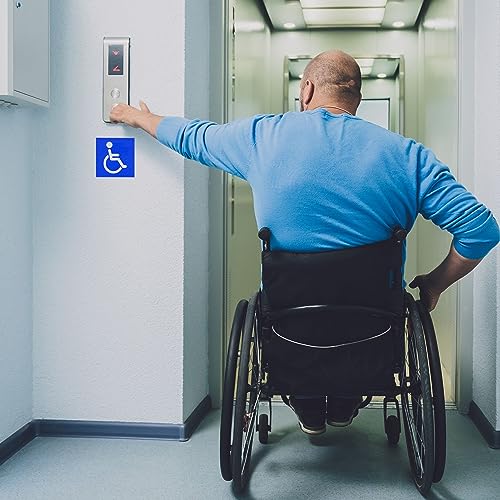 Adesivi per sedia a rotelle, 2 pezzi, 12 x 12 cm