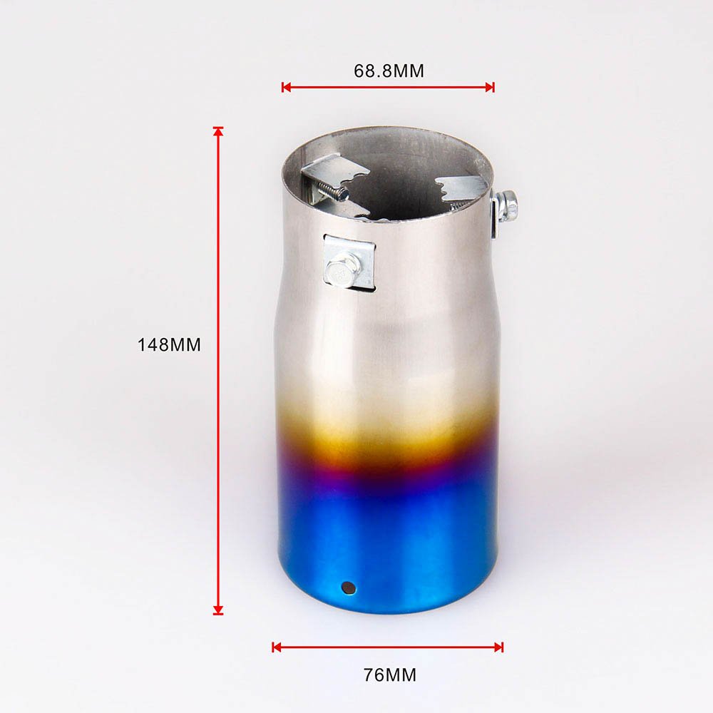 1 pz silenziatori Single Out in acciaio inox punta... - Vicedeal