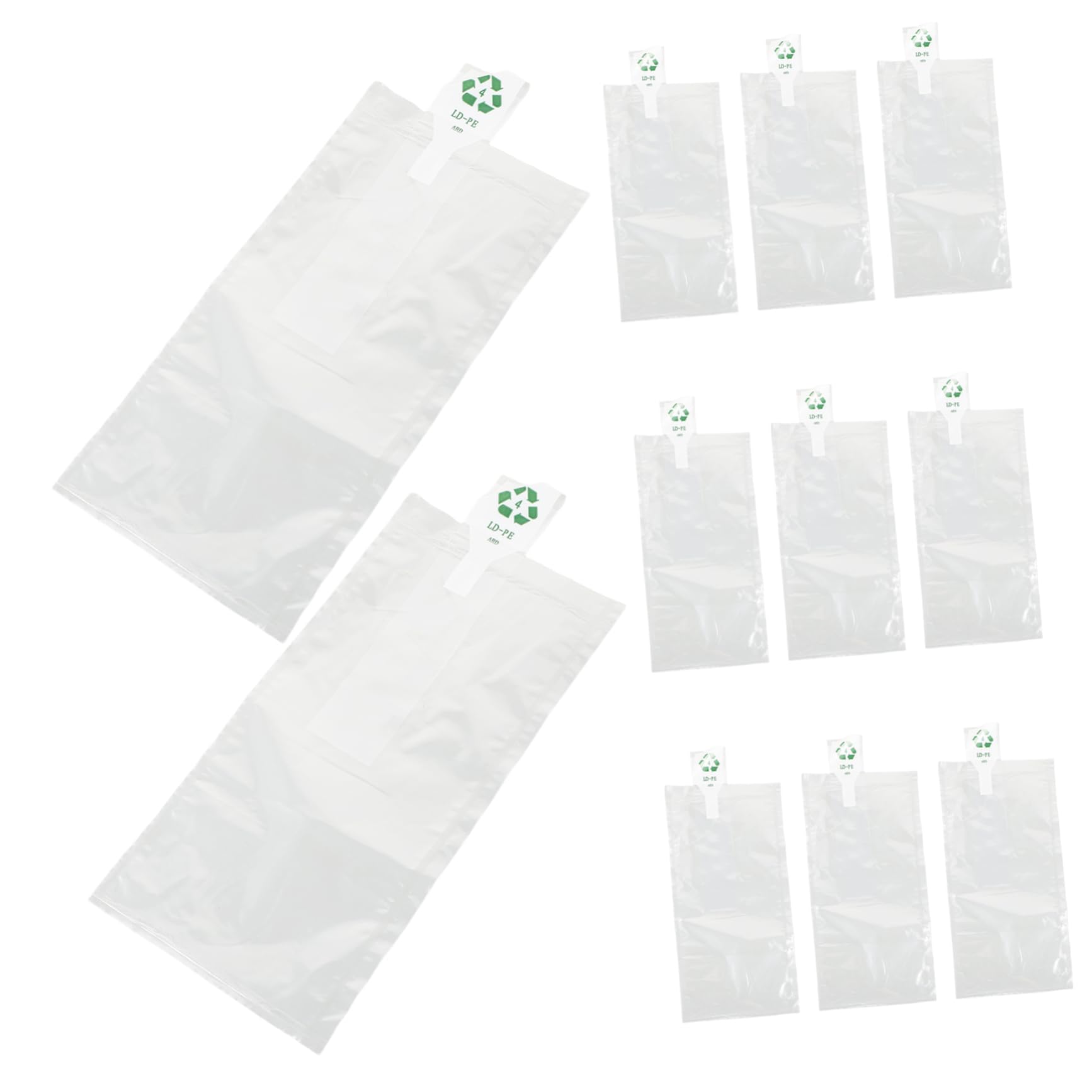 Alipis 100pcs Inflatable Air Column Bag Air Fill Bags Air Pillow Column Wrap Air Packaging Bags Packaging Supplies Inflatable Air Bags Moving Supplies Packaging Air Bags Transparent