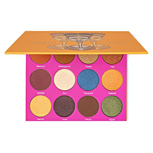 Juvia's Nubian II Eye shadow Palette 4 Matte colors and 8 Metallic colors
