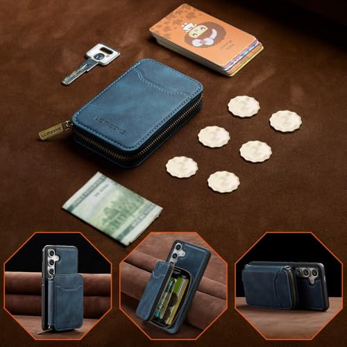Étui marron Samsung Galaxy S23 Ultra pour simplifier vos déplacements avec sa fermeture éclair - 4