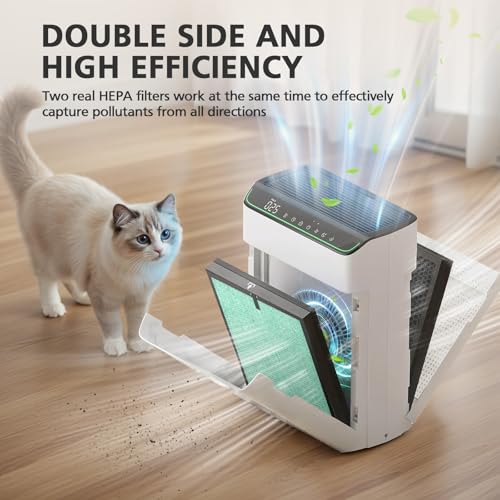 Image of MR5866 Replacement Filter Pet Care Compatible with MORENTO MR5866 Air Purifier, 4-in-1 Filtration Filters for Home Large Room, MR5866 Pet Dander Filter for 99.97% Air Pollutants, Odor, Green, 2 Pack
