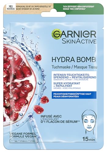 Garnier SkinActive Hydra Bomb Tuchmaske Granatapfel-Extrakt
