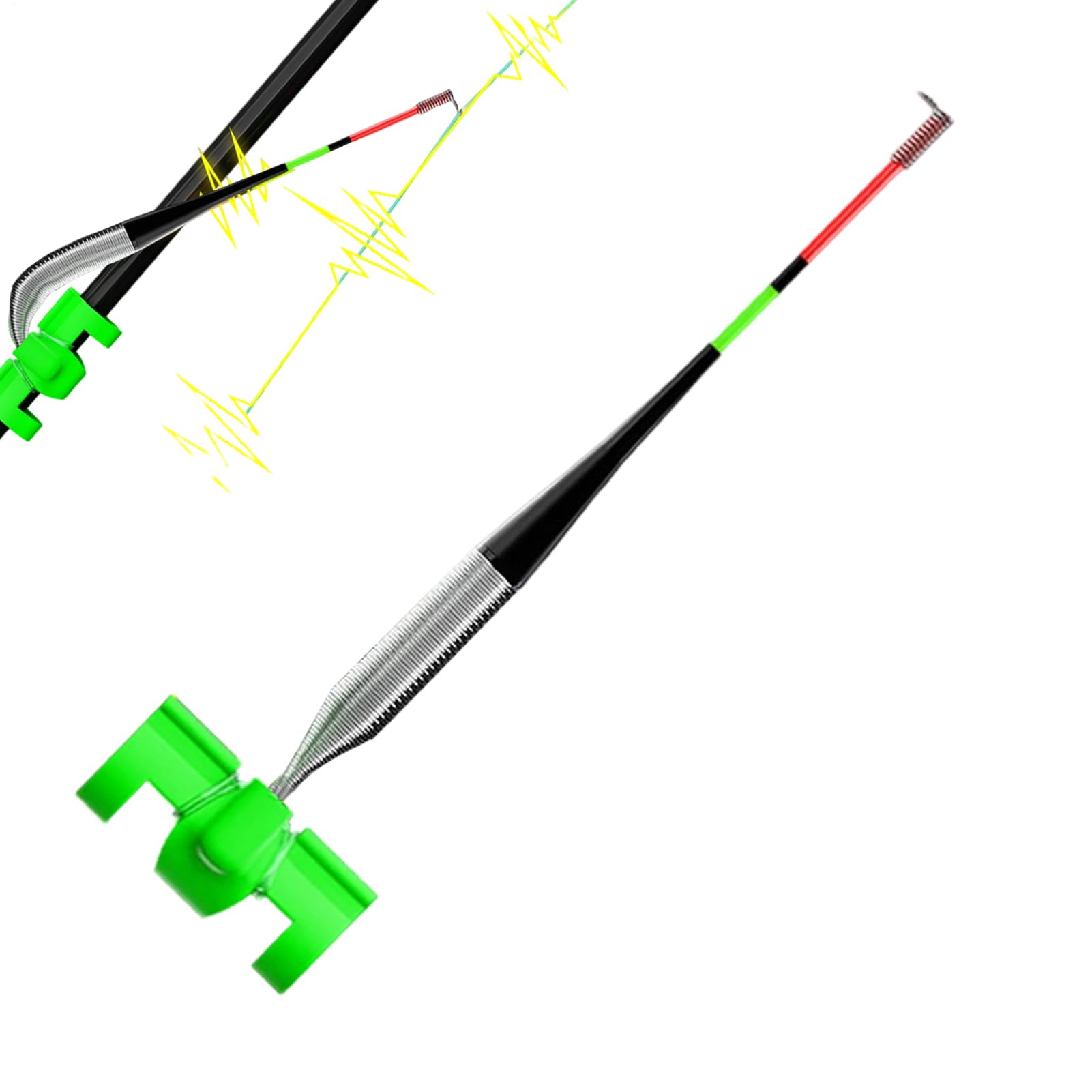 Bite Alarms for Fishing Poles | Fishing Bite Indicators - Waterproof Indicator with Biting Alert Accessories for Beginners Experienced Anglers Carp Enthusiasts Luminous style