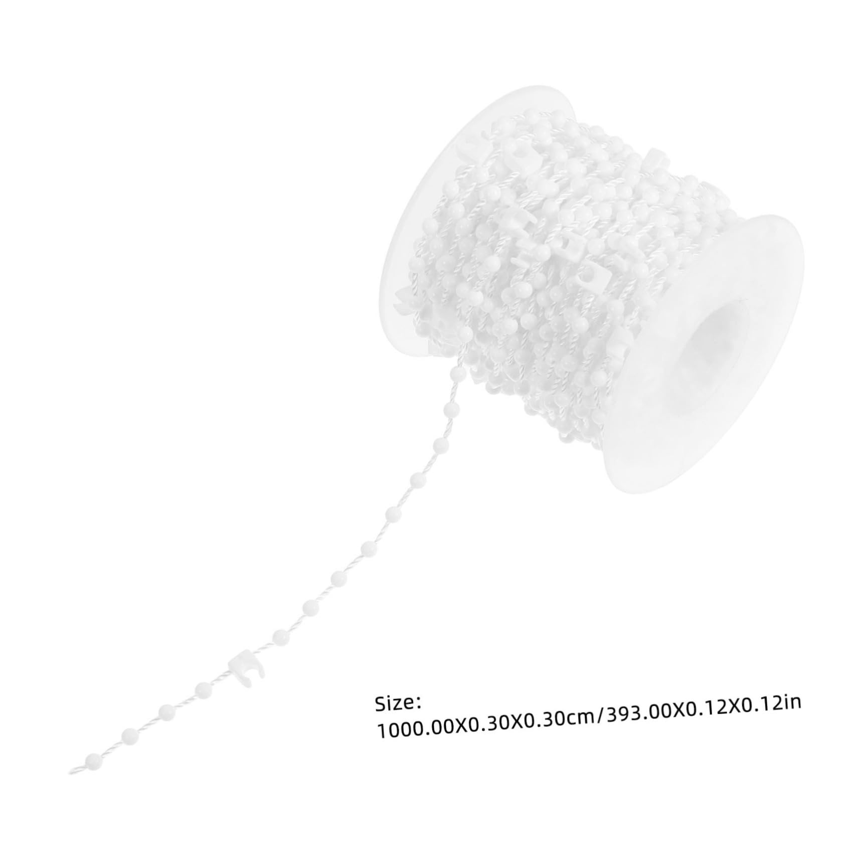 FUNOMOCYA Plastic Ball Beaded Chain Cord for Roller Blind 10m Vertical Blind Chain Accessories