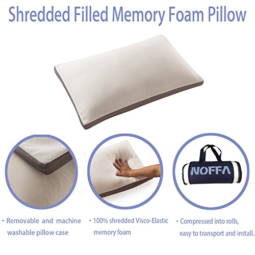 NOFFA Memory Foam Pillow Neck Support Buy Online in United Arab