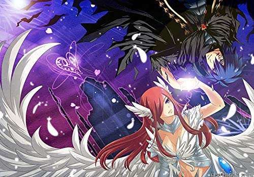 Hsa Fairy Tail Erza Scarlet Jellal Fernandes Poster Matte Finish