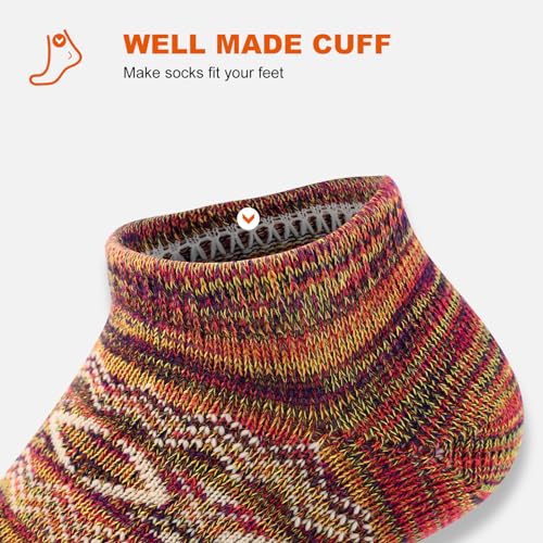Image of HHX YONLEE Ankle Socks Striped patterned Casual Socks 8 /10 Pairs Gift Box