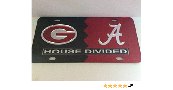 Amazon Com Georgia Bulldogs Alabama Crimson Tide House Divided Laser Cut License Plate Sports Outdoors Amazon Com Georgia Bulldogs Alabama Crimson Tide House Divided Laser Cut License Plate Sports Outdoors