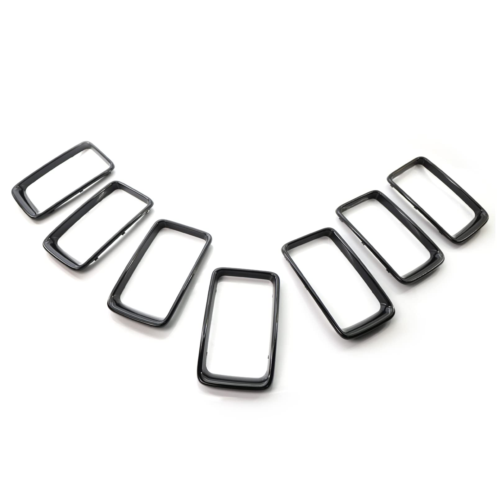 Embellecedor De Cubierta De Rejilla De Malla De Rendimiento Mejorado Con Inserciones De Rejilla Delantera De 6 Piezas Para Bronco 2021 A 2023