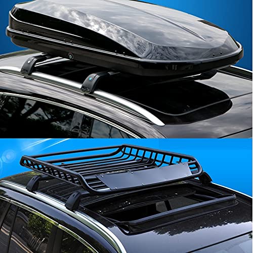 Image of Upgraded Lockable Cargo Racks for Mini Clubman 2016-2023 Roof Rack Cross Bars Rail Luggage Carrier Accessories